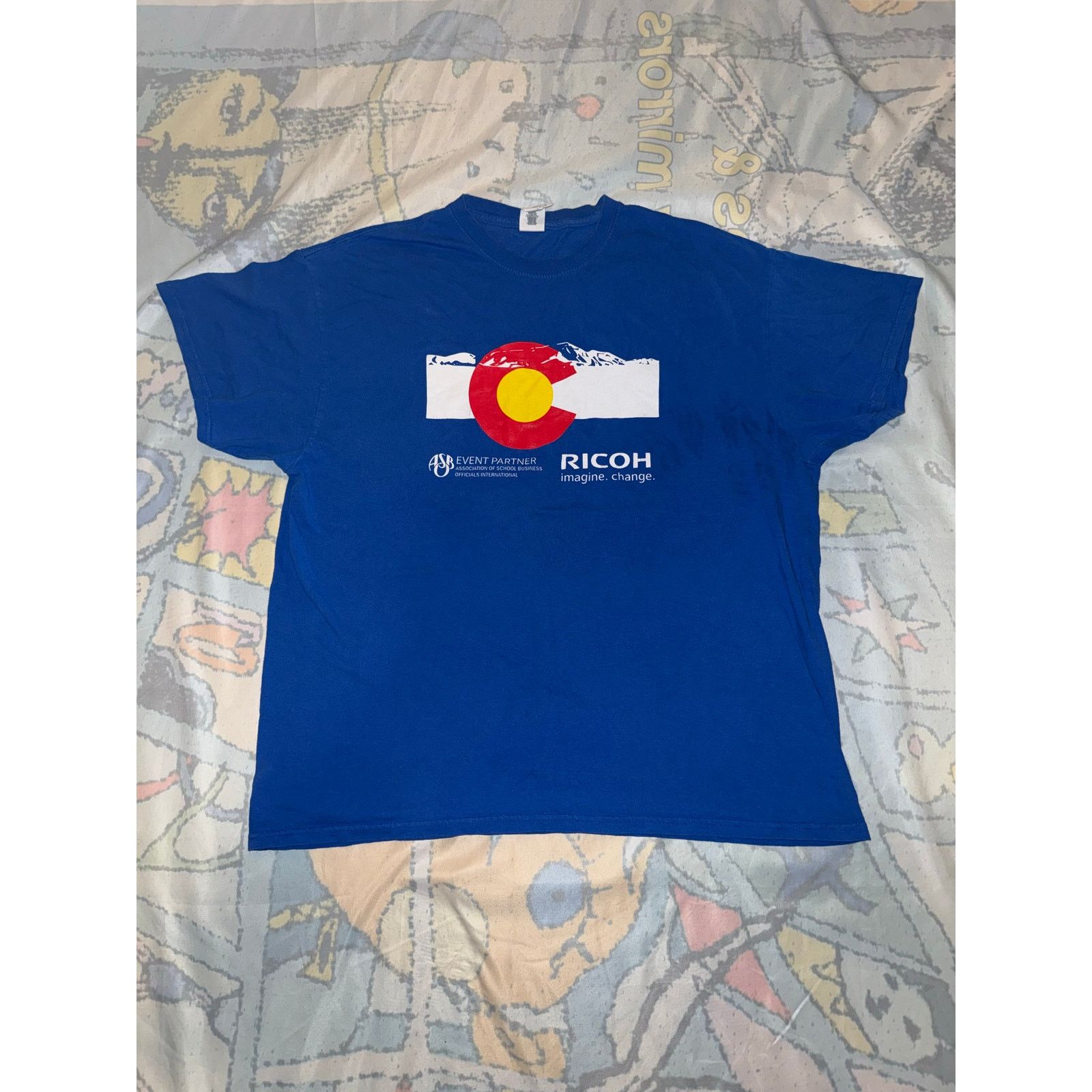 Gildan Ricoh T-Shirt - Classic Camera Brand Tee Size US XL / EU 56 / 4 - 1 Thumbnail