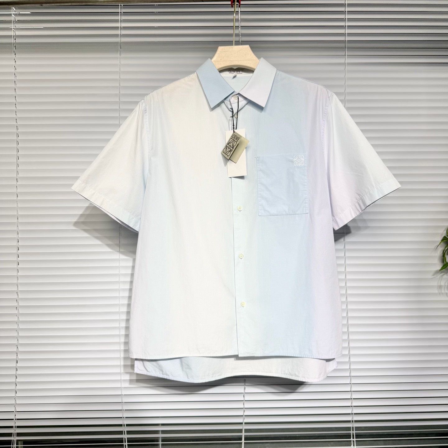 Loewe Loewe 2024 SS Embroidered Logo Short-Sleeve Shirt Size US M / EU 48-50 / 2 - 1 Thumbnail