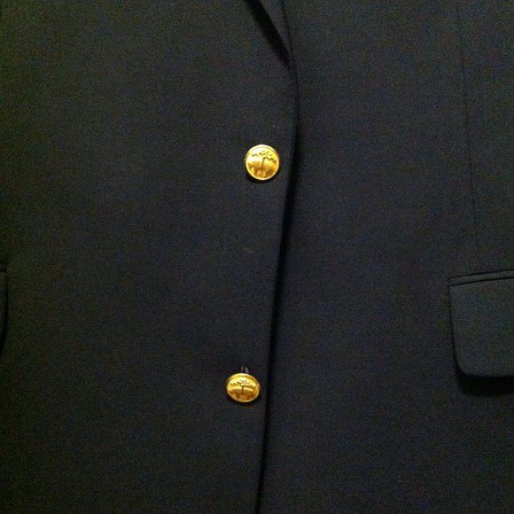 Brooks Brothers BROOKS BROTHERS MEN'S 100%WOOL SPORT COAT BLAZER SIZE: 44L Size 44L - 5 Thumbnail
