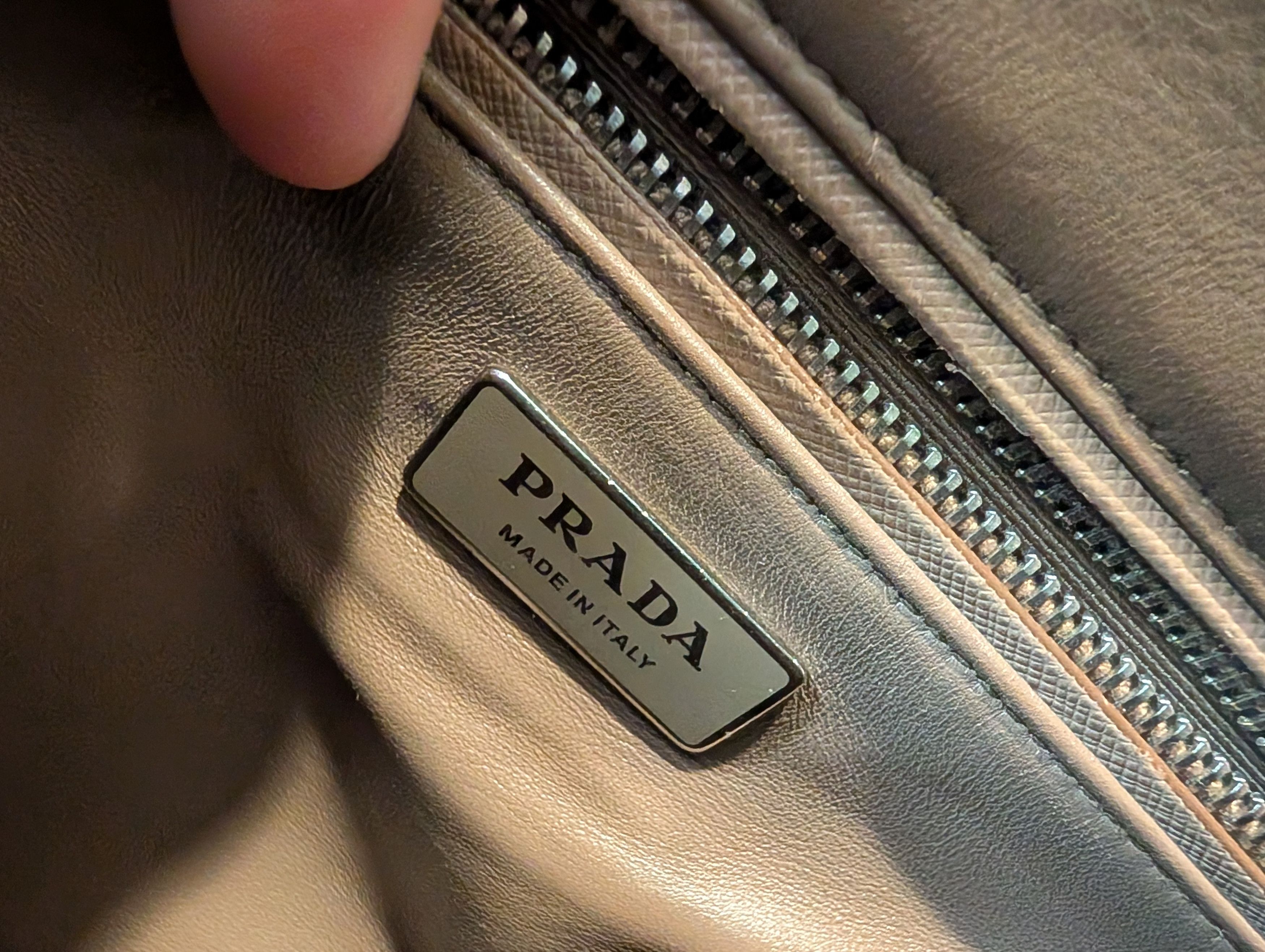 Prada PRADA tricolor stripe Saffiano Top Handle Satchel Size ONE SIZE - 6 Thumbnail