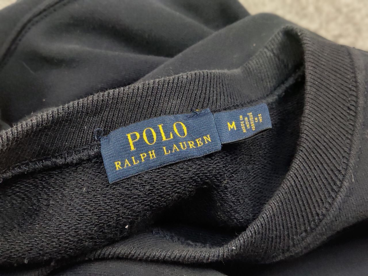Polo Ralph Lauren Polo Ralph Lauren nau Blue Logo Crew Check Sweatshirt Size US M / EU 48-50 / 2 - 17 Thumbnail