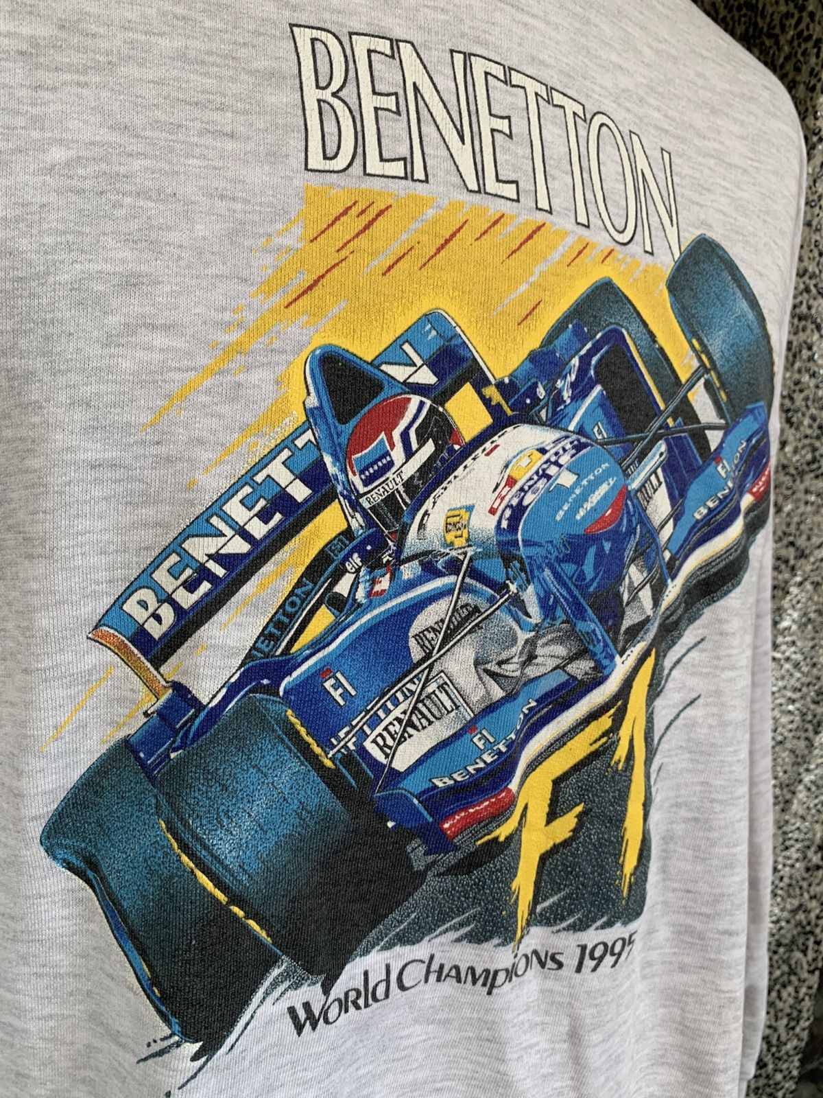 Formula 1 Vintage 90s Benetton Formula 1 Racing Team Sweatshirt Size US L / EU 52-54 / 3 - 5 Thumbnail