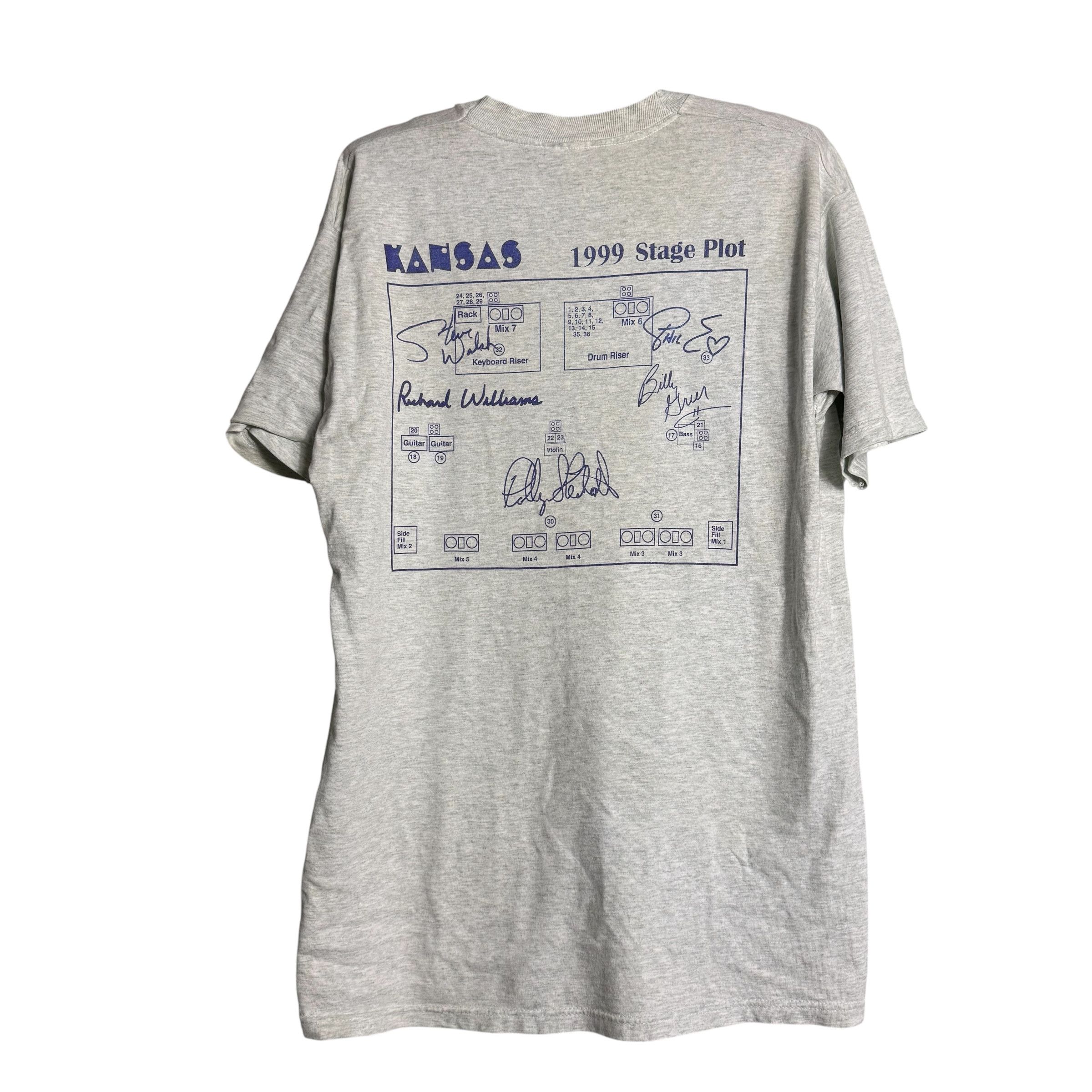 Band Tees 🔥RARE🔥Vintage Kansas Band 1999 Stage Pilot T-shirt Size US L / EU 52-54 / 3 - 3 Thumbnail
