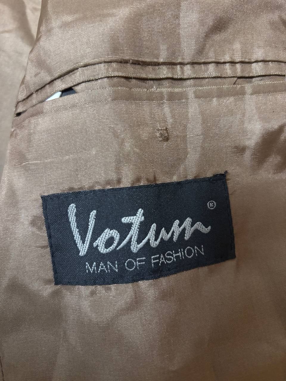 Vintage Votum Man of Fashion Corduroy Blazer Jacket – Brown Size 54L - 8 Thumbnail