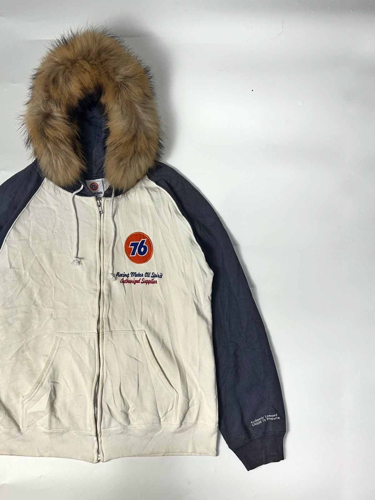 Hysteric Glamour Faux Fur Hoodie Union 76 Lubricant Ifsix Lgb Styled Size US M / EU 48-50 / 2 - 3 Thumbnail