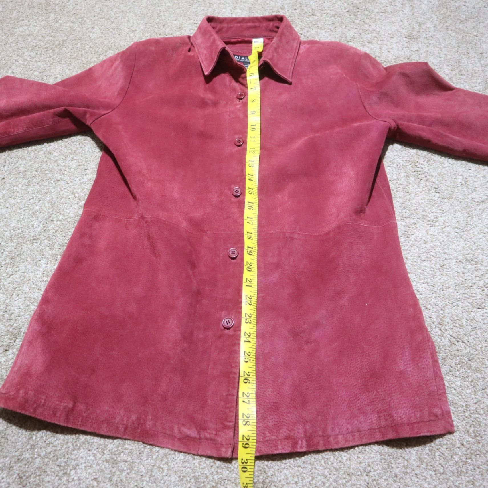 Vintage Dialogue Leather Jacket Women's Size S Red Button Up Small Real Leather jacket Clothing Womens Size S / US 4 / IT 40 - 6 Thumbnail