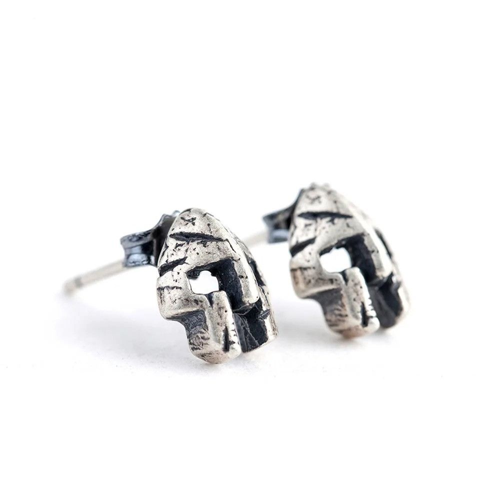 Jewelry Warrior Helmet Stud Earrings 925 Sterling Silver Ear Gift Size ONE SIZE - 6 Thumbnail