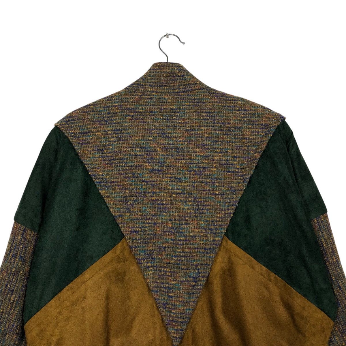 Japanese Brand 📌Vintage Bomber Jacket Patchwork Lunna Issey Miyake Size US M / EU 48-50 / 2 - 10 Thumbnail