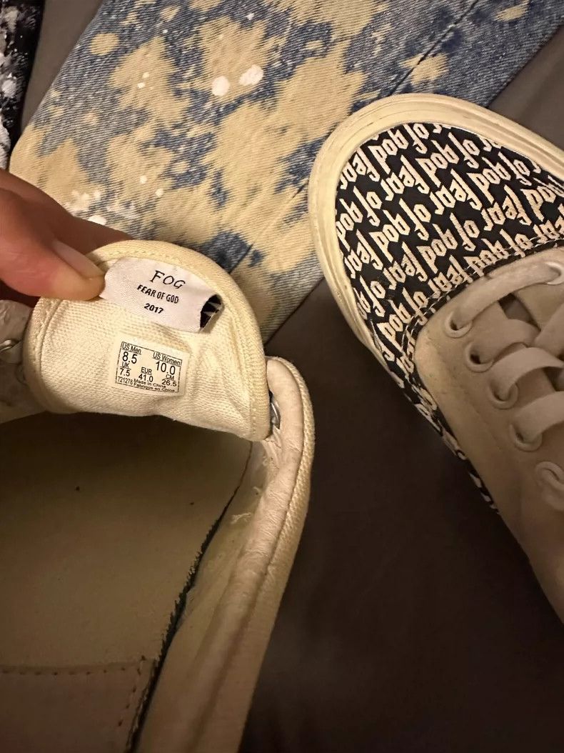 Fear of God Fear of God Co-branded second-generation half-printed shoe Size US 8 / EU 41 - 2 Thumbnail