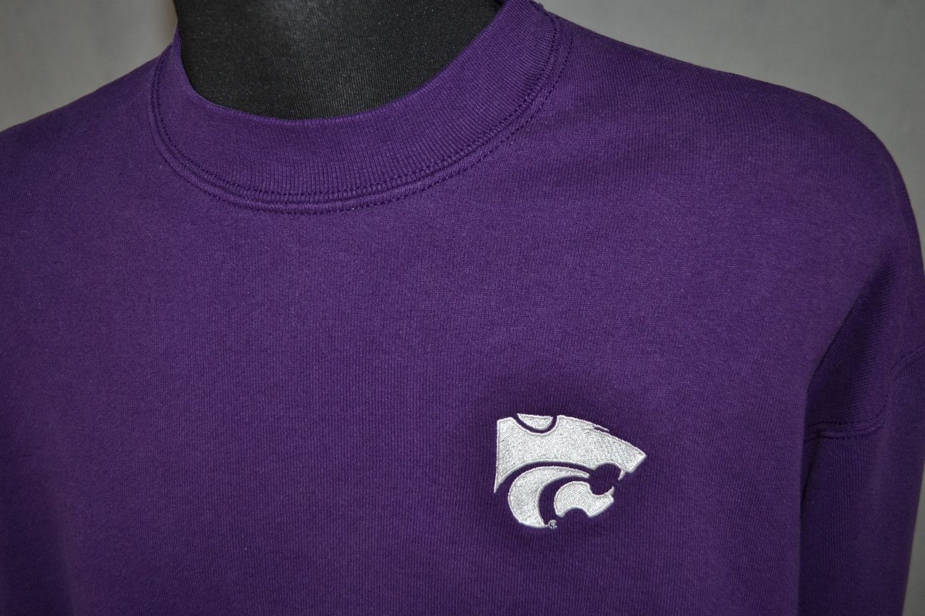 Fruit Of The Loom × NCAA × Vintage Vintage 90s Kansas State Wildcats Sweatshirt Made in USA XL Size US XL / EU 56 / 4 - 3 Thumbnail