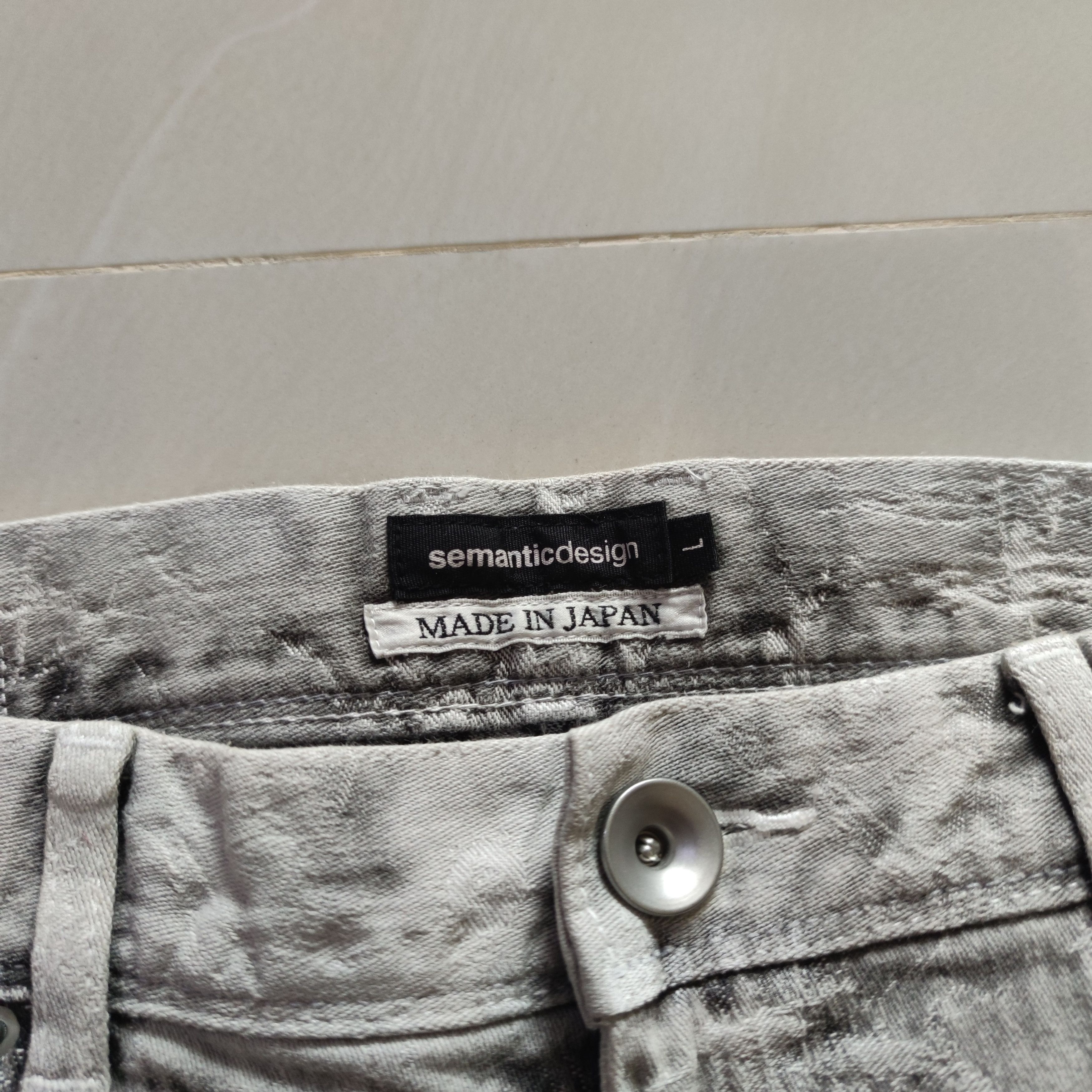 Japanese Brand × semanticdesign SEMANTIC DESIGN RARE JEAN MADE IN JAPAN Size US 33 - 13 Thumbnail