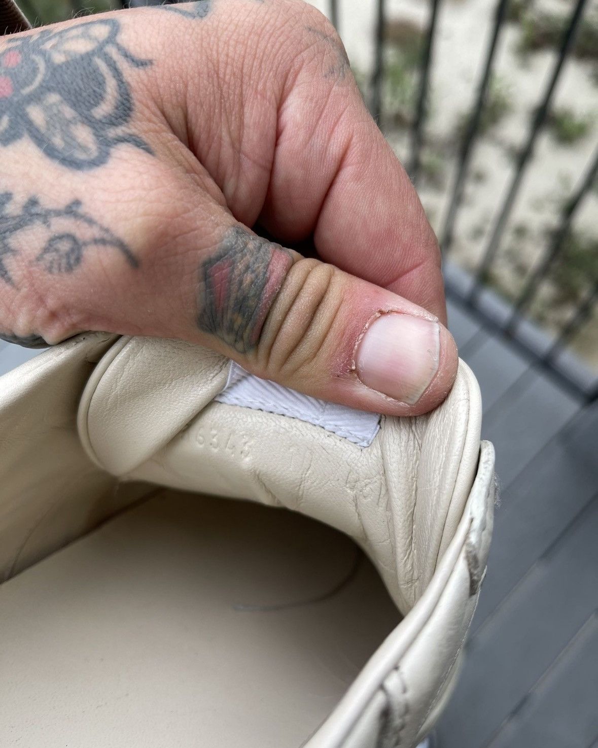 Gucci Gucci 'think/thank' Print Rhyton Sneaker Dad Shoe Size US 10 / EU 43 - 6 Thumbnail