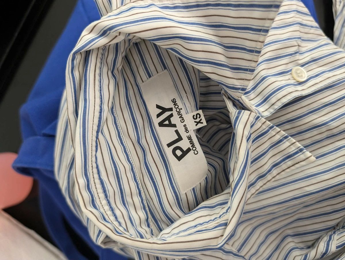 Comme des Garcons PLAY Comme des garçons PLAY Striped Button Up Size US XS / EU 42 / 0 - 6 Thumbnail