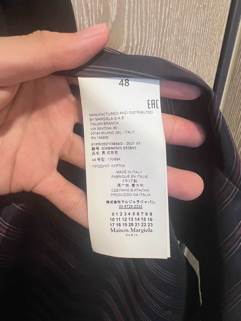 Maison Margiela Maison Margiela Show-style deconstructed suit jacket 2501-N Size 48R - 5 Thumbnail