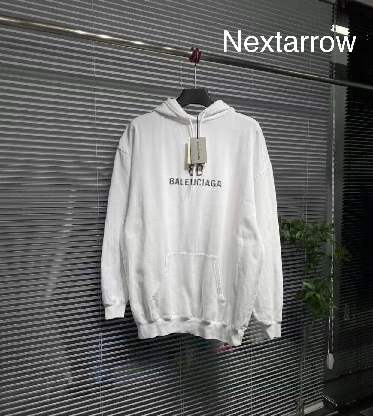 Balenciaga Balenciaga Fleece Hoodie Double B Mosaic Letter hoodie Size US M / EU 48-50 / 2 - 1 Thumbnail