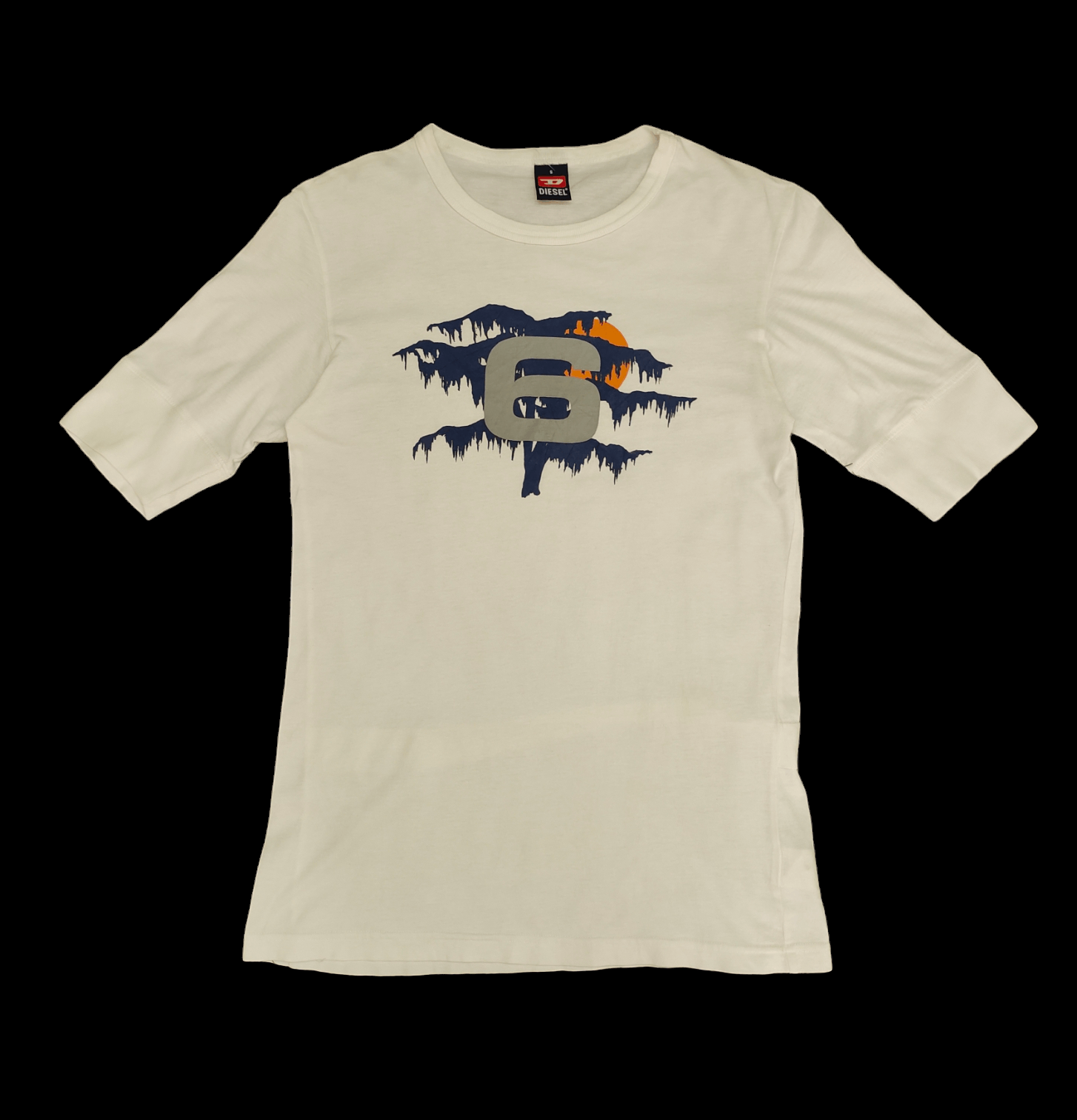 Diesel Vintage Y2k Diesel No 6 T-Shirt Size US S / EU 44-46 / 1 - 3 Thumbnail