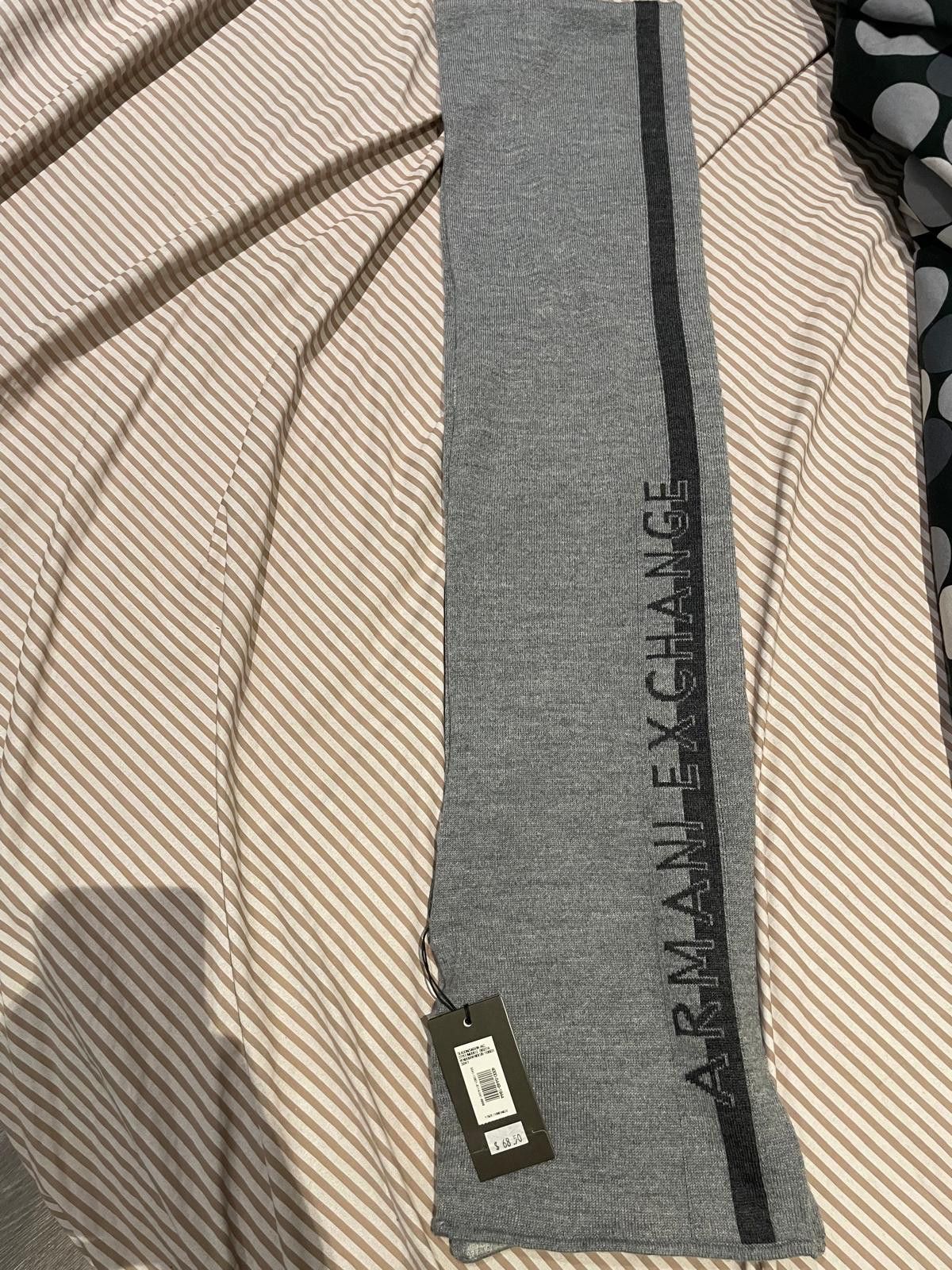 Armani Exchange Armani Exchange Scarf Gray on Gray - Brand New Size ONE SIZE - 1 Thumbnail