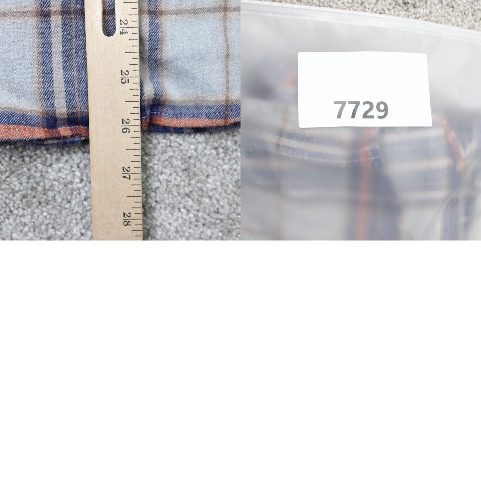 Lucky Brand Lucky Brand Shirt Men Small Blue Plaid Slim Fit Long Sleeve Button-Up Untucked Western Style Size US S / EU 44-46 / 1 - 9 Thumbnail