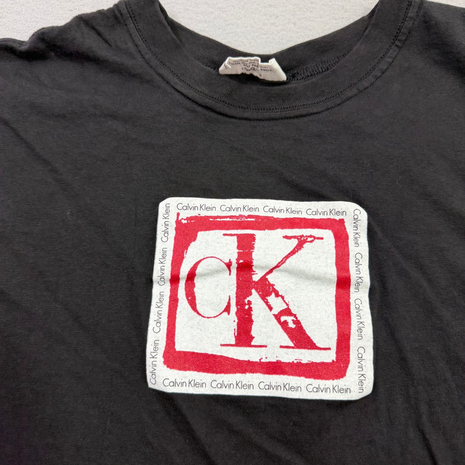 Calvin Klein Vintage Calvin Klein Logo Shirt Extra Large Single Stitch Size US XL / EU 56 / 4 - 3 Thumbnail