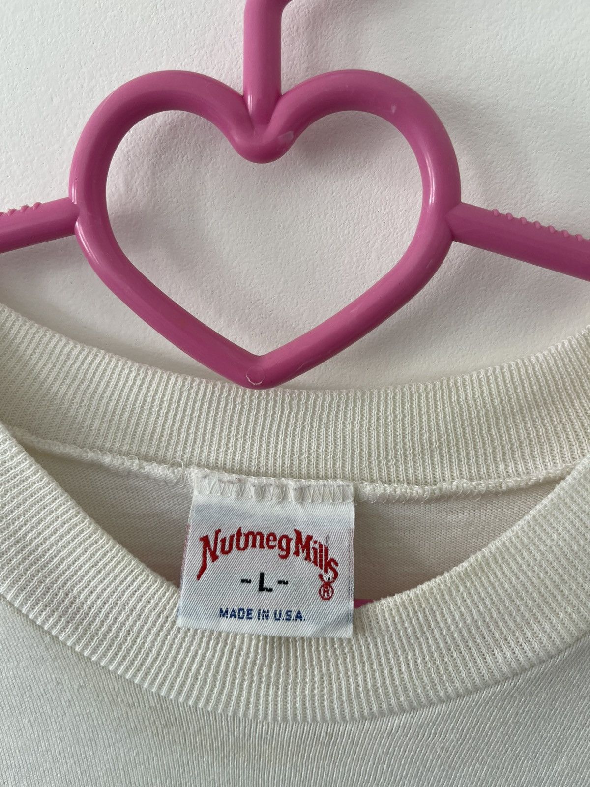Vintage Rare Vintage SWEDEN Spell Out Big Logo Nutmeg Mills USA Made Size US L / EU 52-54 / 3 - 6 Thumbnail