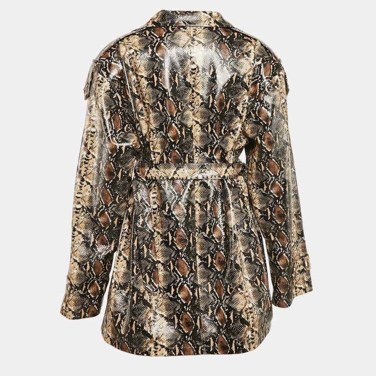 ROTATE Rotate Birger Christensen Snake Faux Leather Rica Jacket Size S / US 4 / IT 40 - 2 Thumbnail