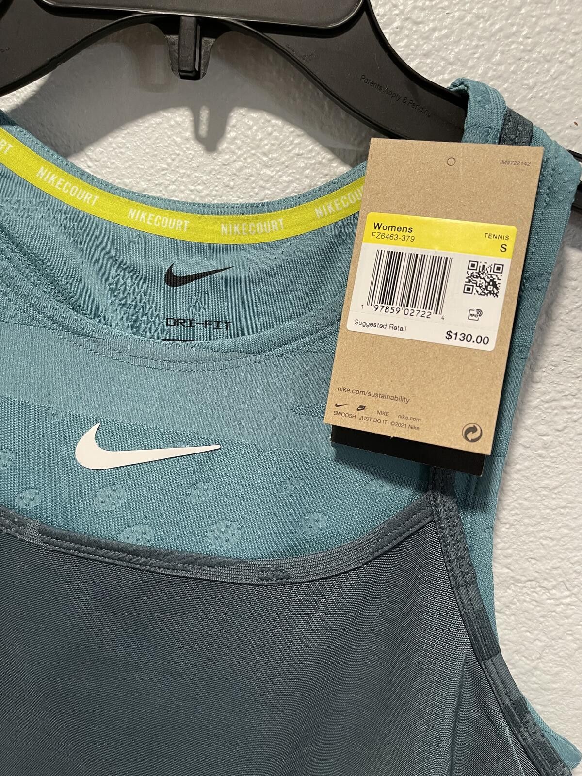 Nike NikeCourt Women's Tennis Dress Dri-FIT Size Small Size S / US 4 / IT 40 - 3 Thumbnail