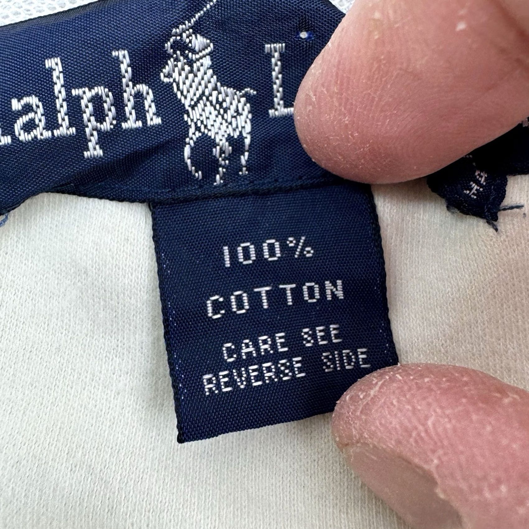 Ralph Lauren VINTAGE Ralph Lauren Womens Top Henley Lace Collar 1980s Designer Shirt/Top Beige Cotton Short Sleeve S Ladies Mens Womens Size S / US 4 / IT 40 - 5 Thumbnail