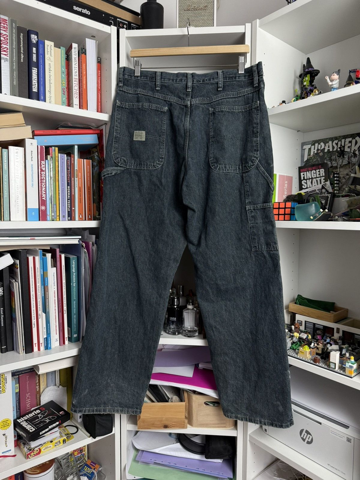 Vintage × Wrangler Vintage y2k Wrangler baggy carpenter denim pants 34x30 skate Size US 34 / EU 50 - 1 Thumbnail