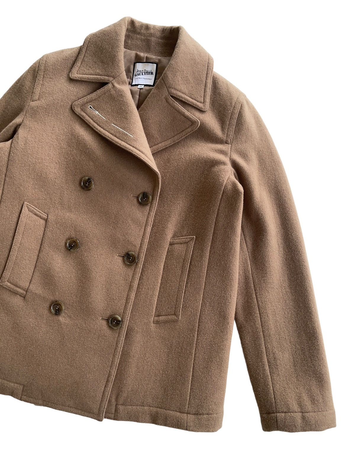 Jean Paul Gaultier Jean Paul Gaultier Wool Double Breasted Coat Size XS / US 0-2 / IT 36-38 - 6 Thumbnail