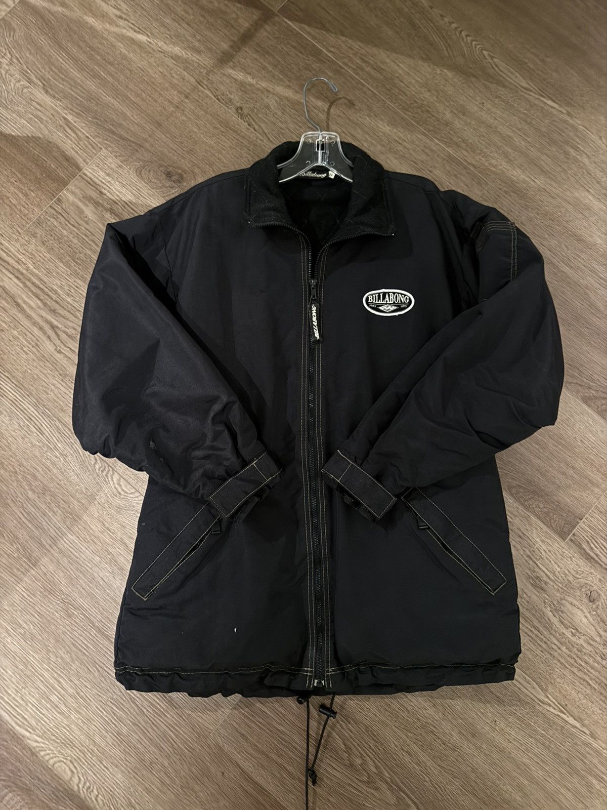 Billabong Billabong Black Jacket Adjustable Waiste Size Large Vintage Size US L / EU 52-54 / 3 - 1 Thumbnail