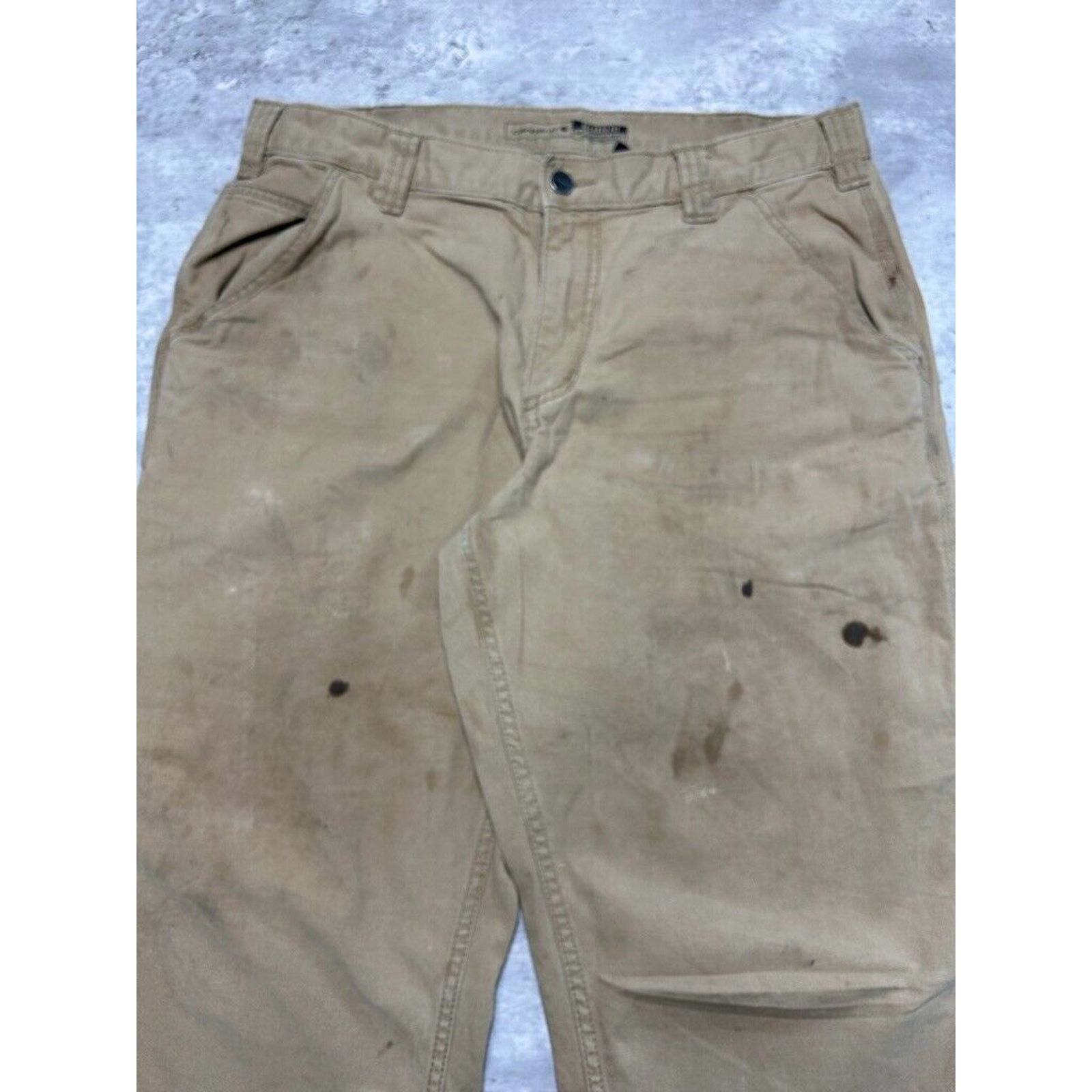 Carhartt Carhartt Relaxed Fit Canvas Workwear Five Pocket Pants Sz 34 Size US 34 / EU 50 - 4 Thumbnail