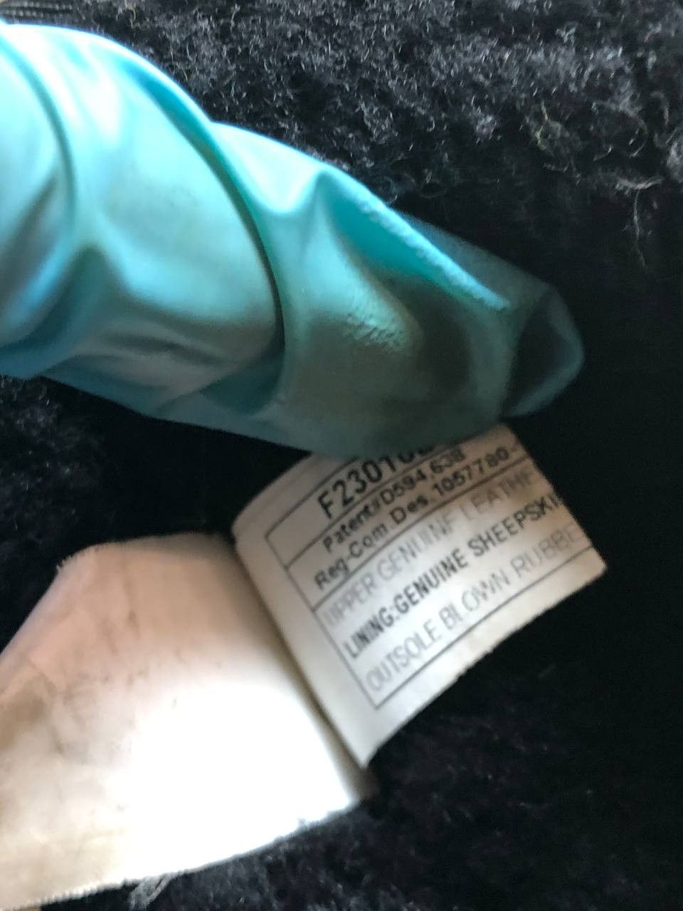 Ugg Uggs size 9 Black leather on soft black sheepskin Size US 10 / IT 40 - 7 Thumbnail