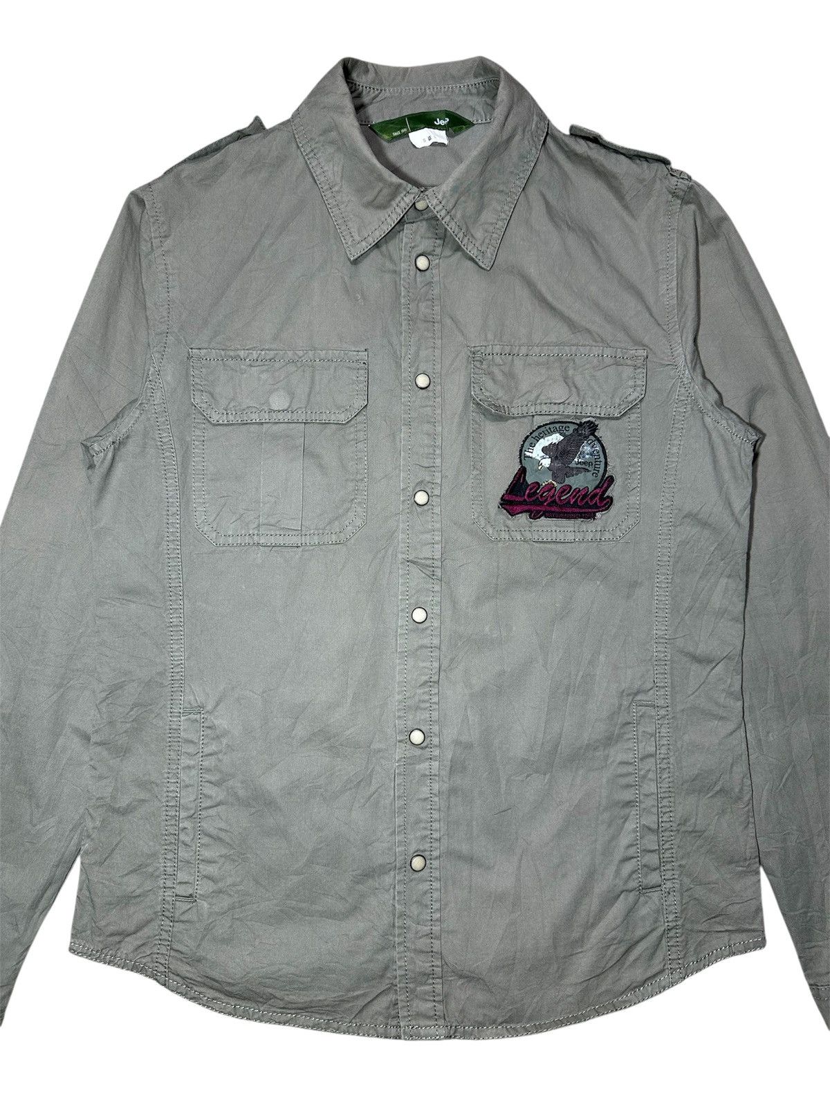Jeep Jeep utility shirt is a vintage button-up Size US M / EU 48-50 / 2 - 2 Thumbnail