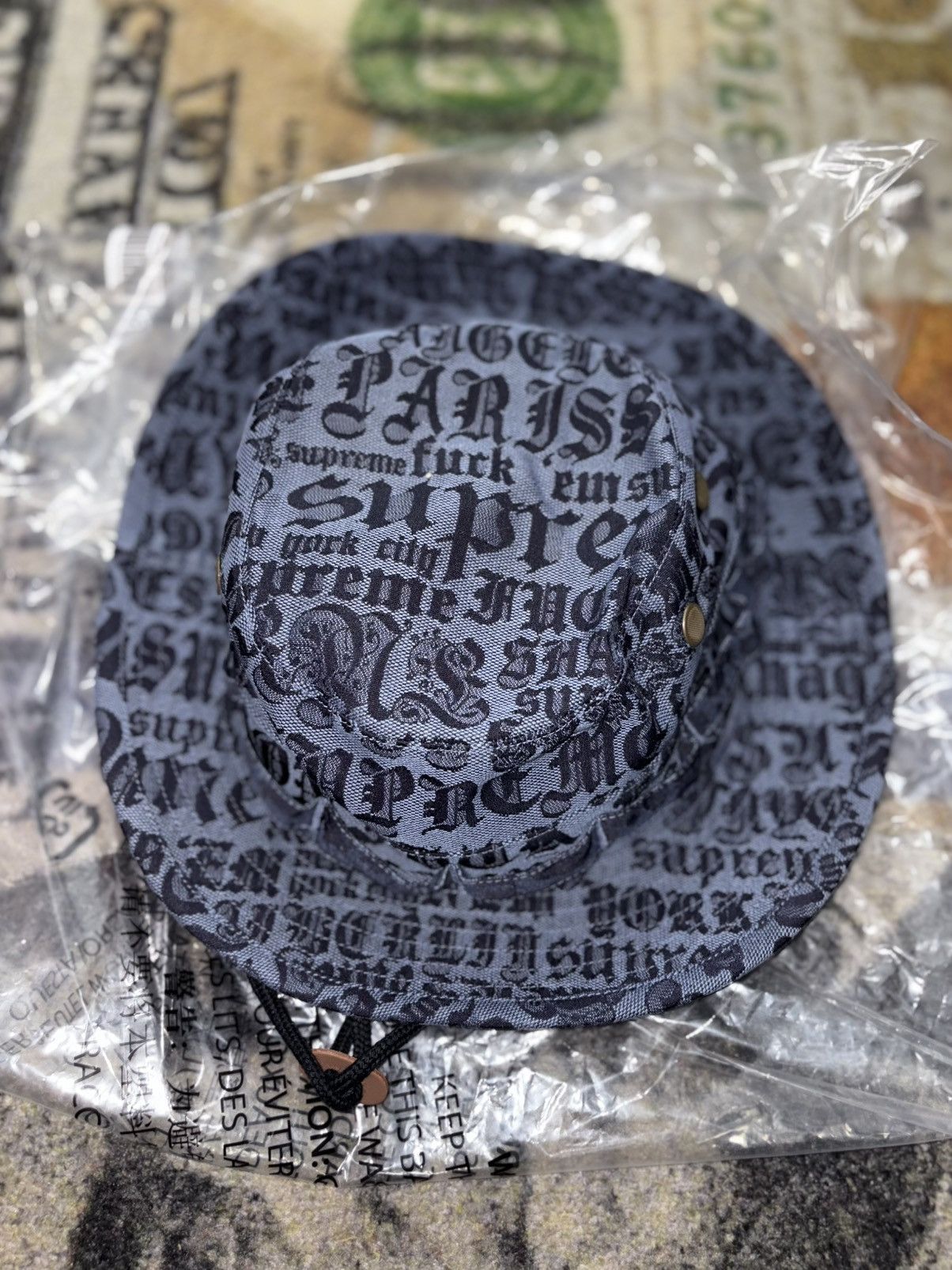 Supreme Supreme Cities Jacquard Boonie Bucket Hat (SMALL/MEDIUM) Size ONE SIZE - 1 Thumbnail