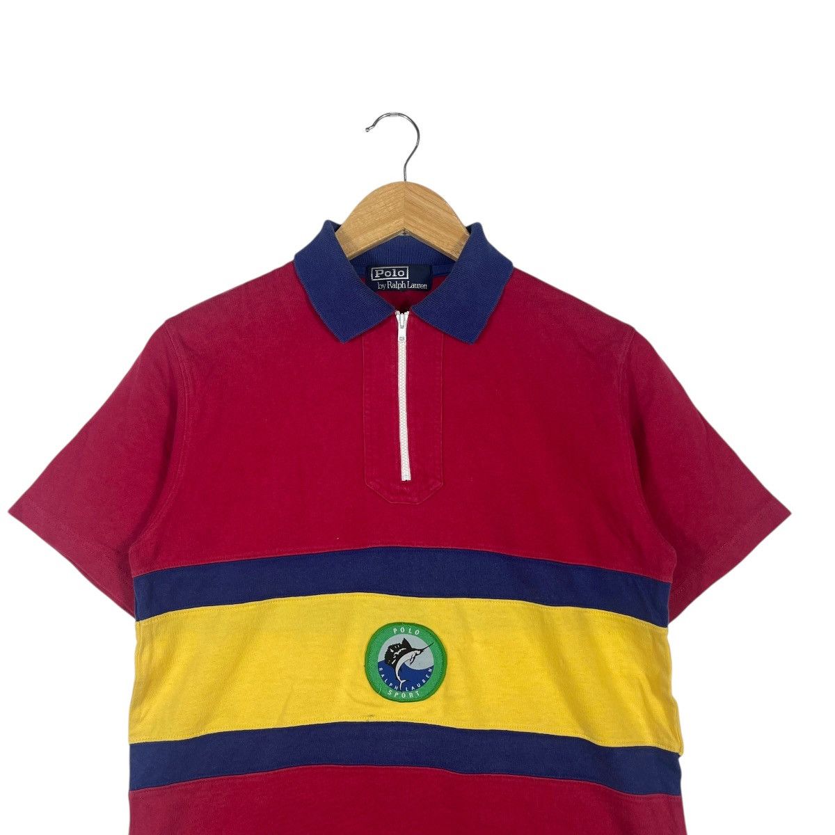 Polo Ralph Lauren Vintage 90’s Polo by Ralph Lauren Sport Crest Cookies Zip-Up Size US S / EU 44-46 / 1 - 2 Thumbnail