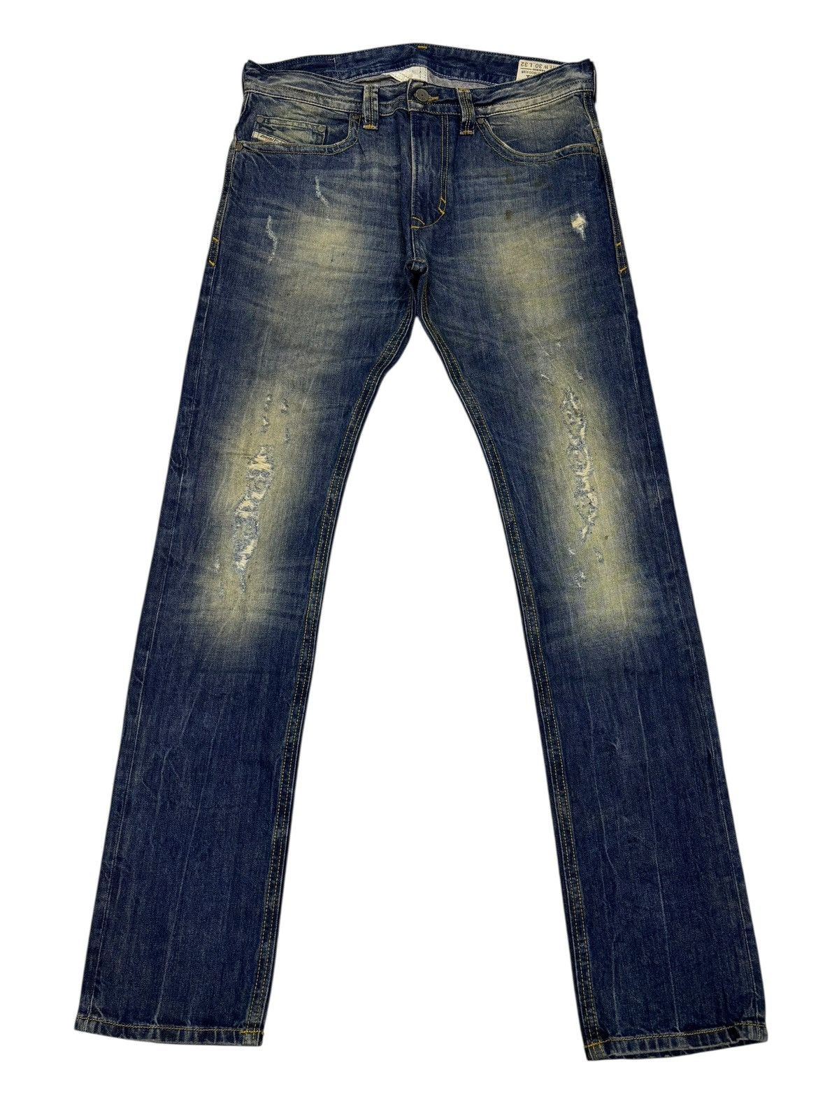 Kapital DIESEL CLAW MARK DISTRESSED SLIM SKINNY JEANS Size US 34 / EU 50 - 7 Thumbnail