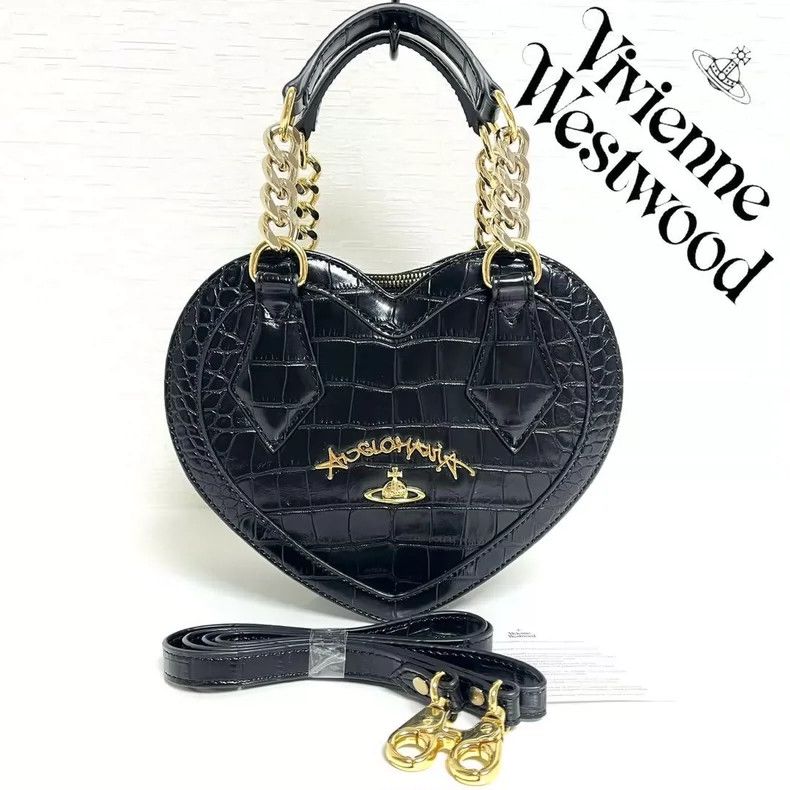 Vivienne Westwood Vivienne Westwood size os Middle-aged crocodile skin love b Size ONE SIZE - 1 Thumbnail