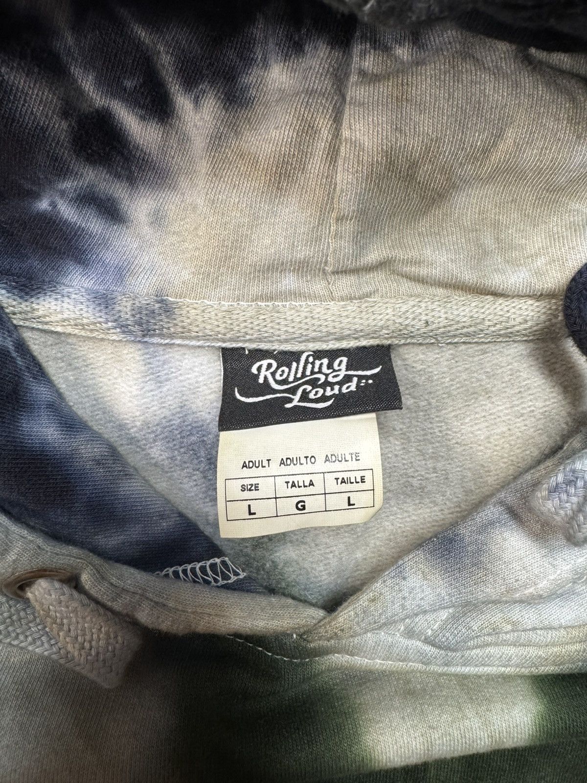 Rolling Loud Rolling Loud Miami 2021 Tye Dye Hoodie Size US L / EU 52-54 / 3 - 4 Thumbnail