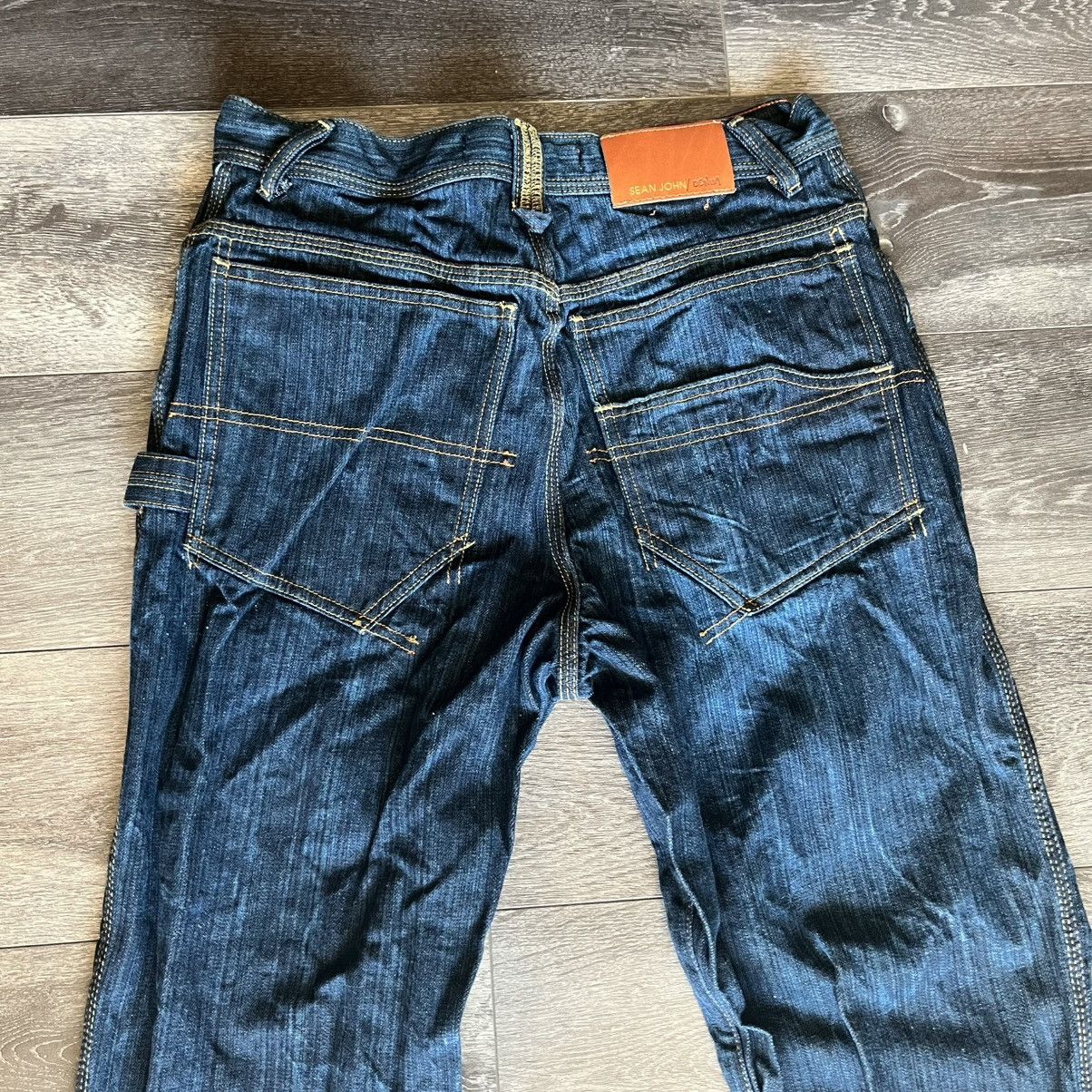Sean John × Vintage Vintage 2000s Sean John Baggy Straight Denim Jeans 30x30 Y2K Size US 30 / EU 46 - 3 Thumbnail