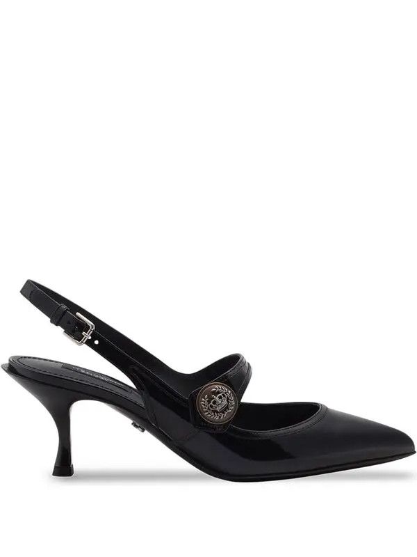 Dolce & Gabbana o1y0925 Spool Heel Pumps in Black Size US 6.5 / IT 36.5 - 1 Thumbnail