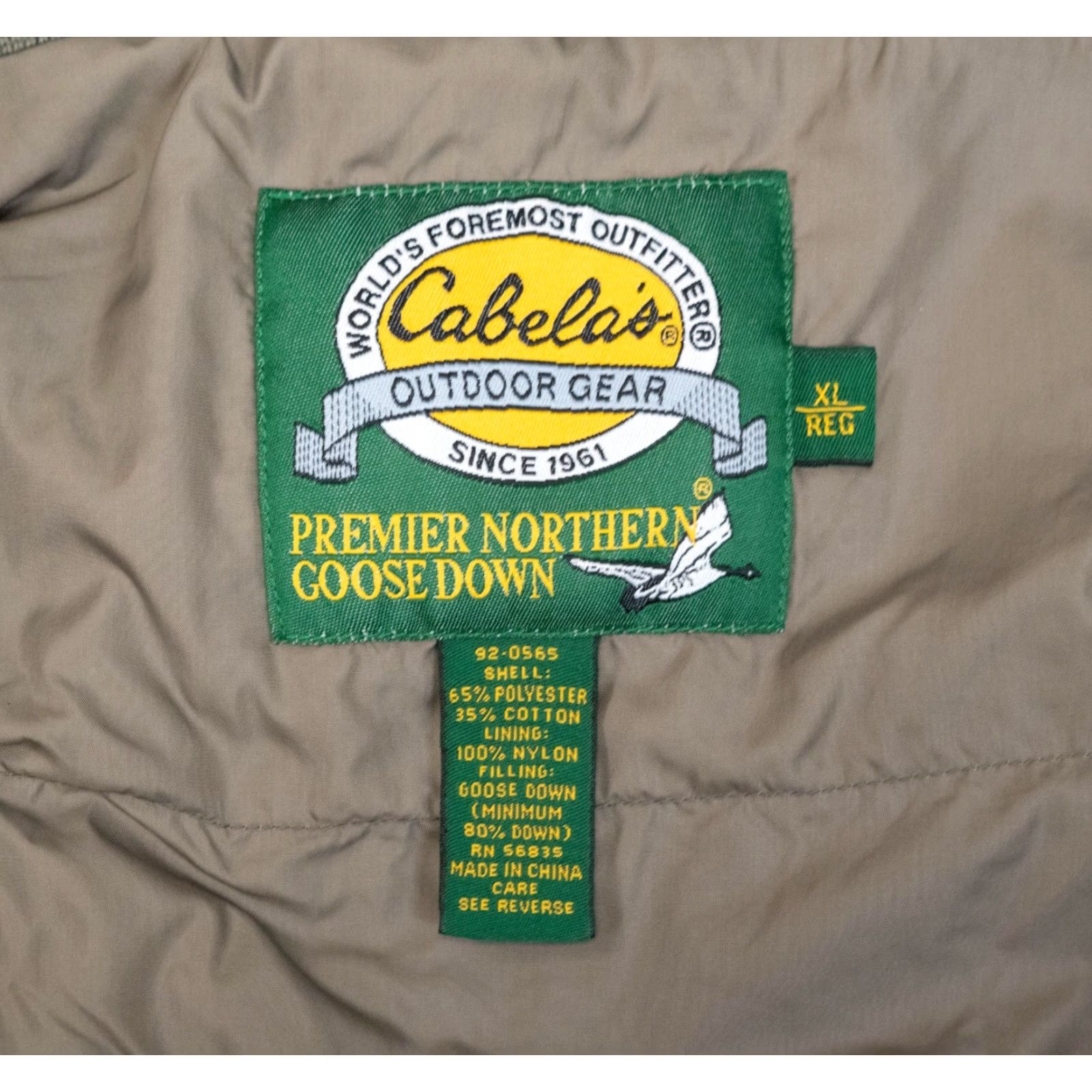Vintage VINTAGE Cabela’s Goose Down Puffer Vest Blue Men’s XL Hunting Lined Size US XL / EU 56 / 4 - 3 Thumbnail