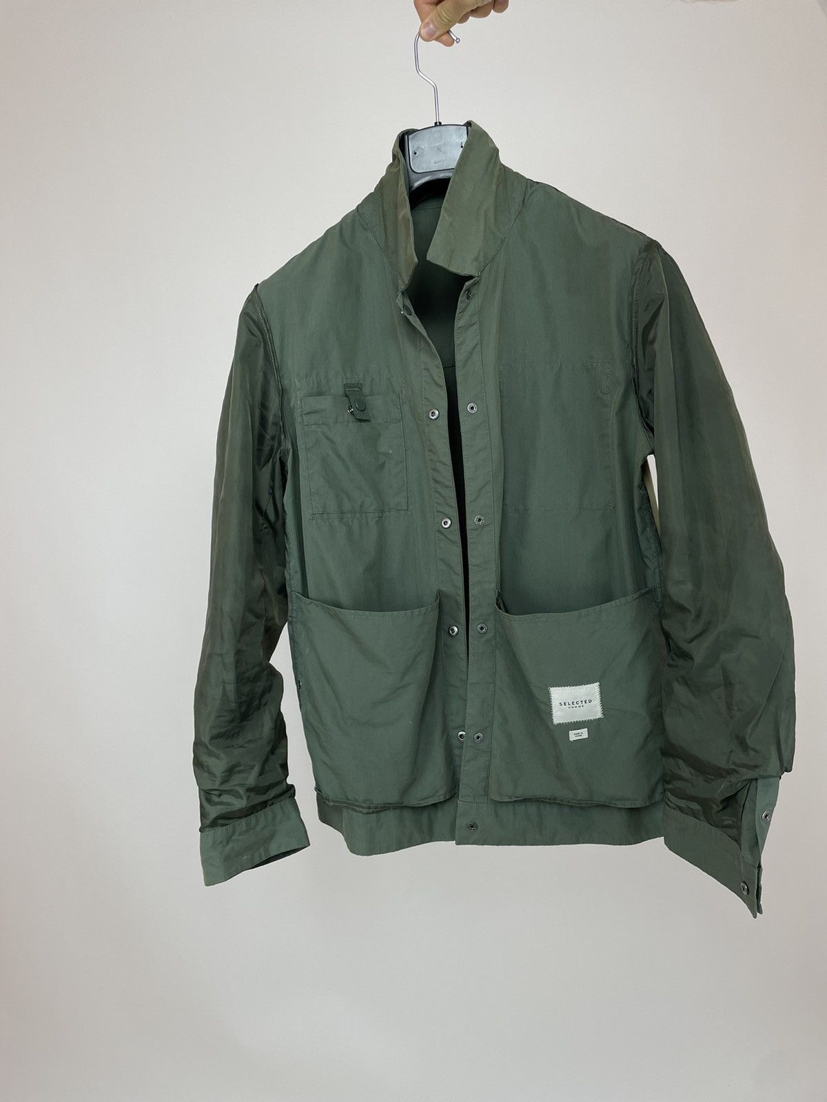 Selected Homme SELECTED HOMME SLHICON Shirt JKT Military Overshirt Mens Size US M / EU 48-50 / 2 - 17 Thumbnail