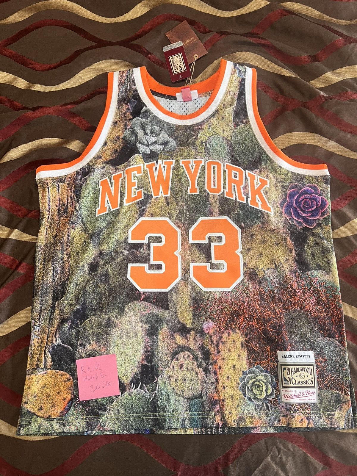 NEW Salehe Bembury New York Knicks Patrick Ewing NBA Jersey