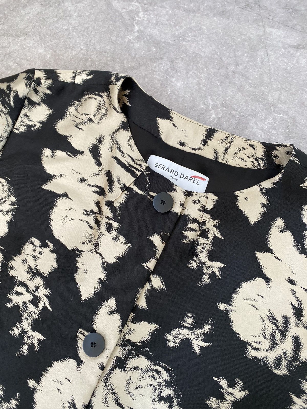 Gerard Darel Gerard Darel Paris Blend Silk Long Coat Floral Print Style Size M / US 6-8 / IT 42-44 - 8 Thumbnail