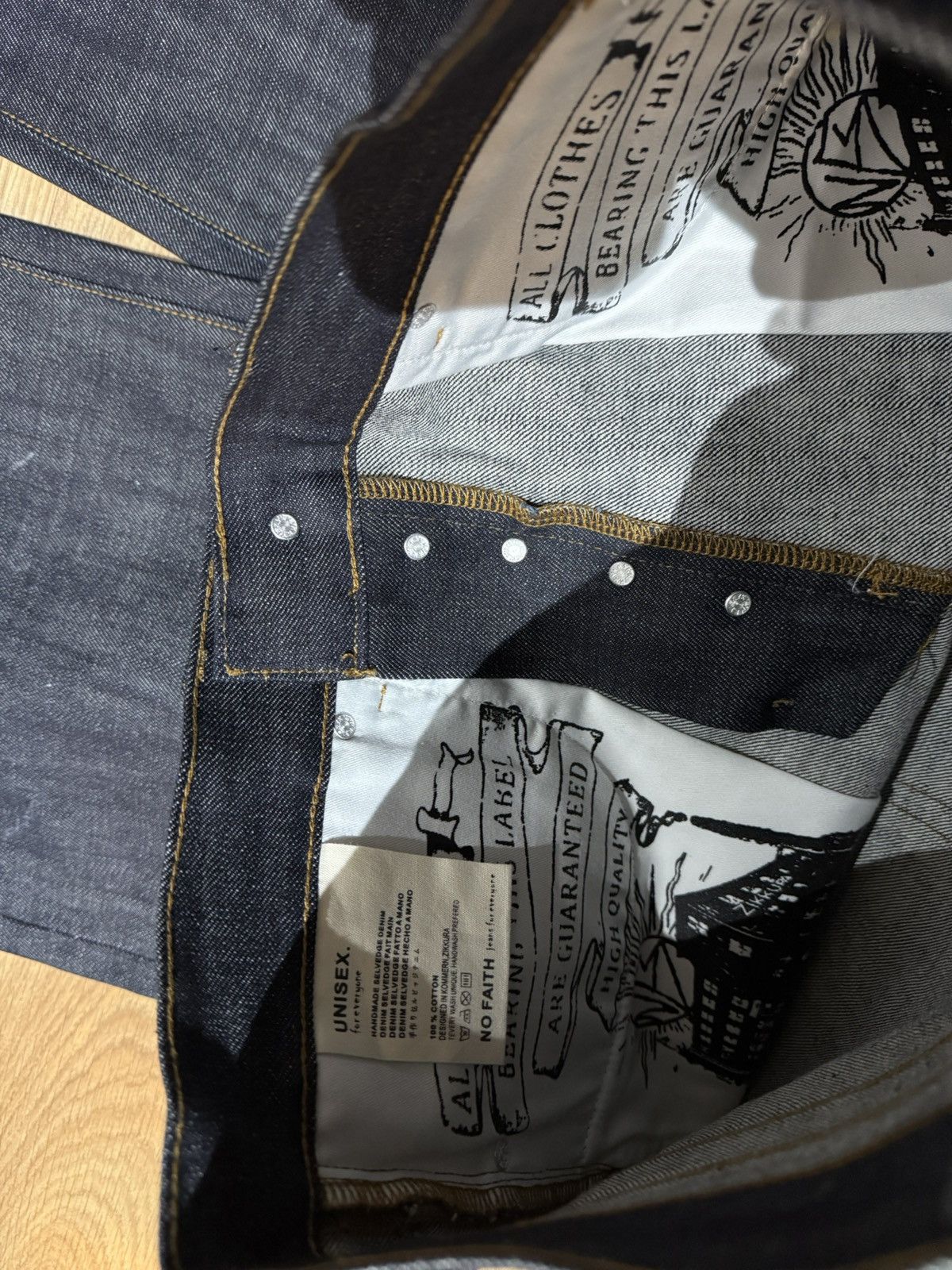 RAW DENIM JAPANESE LOOSE FIT BLUE