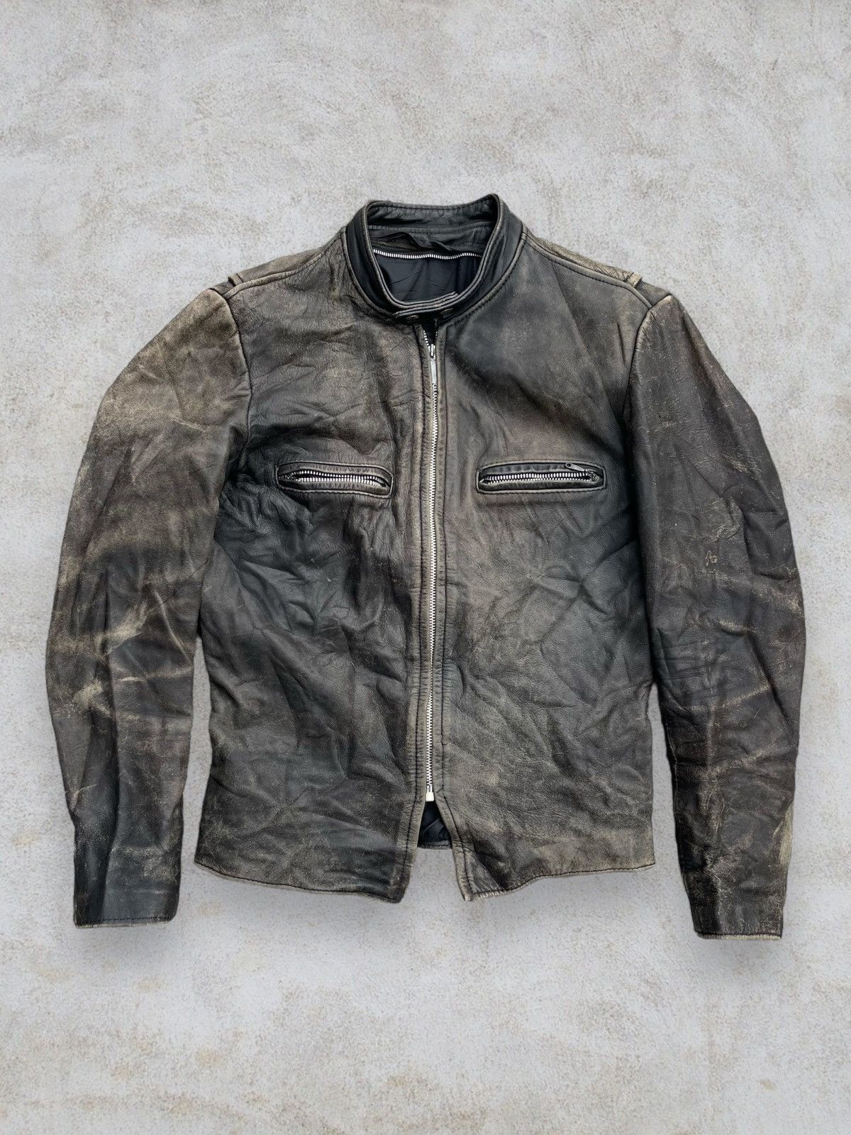 14th Addiction 🔥Vintage Esprit USA Genuine Leather Rider Jacket Size US S / EU 44-46 / 1 - 3 Thumbnail