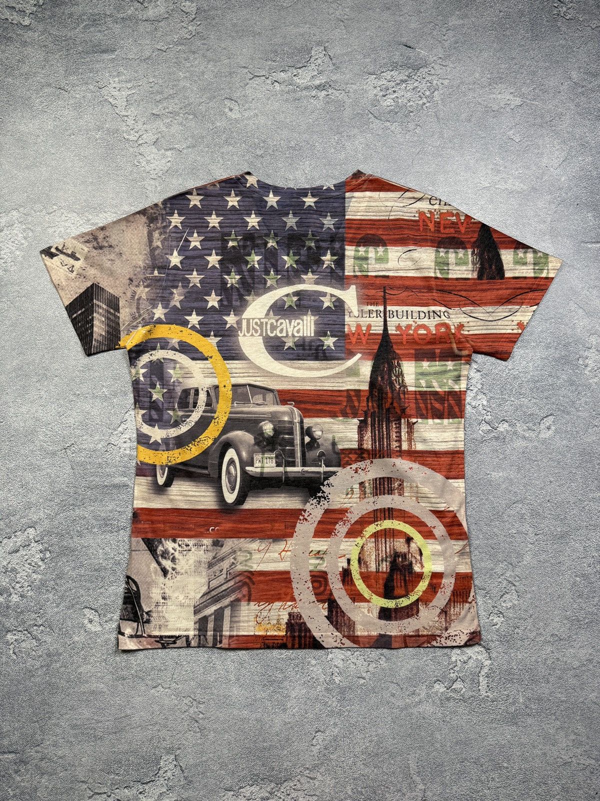 Japanese Brand Just Cavalli tee Vintage 90s metal punk emo gothic USA Size US L / EU 52-54 / 3 - 6 Thumbnail
