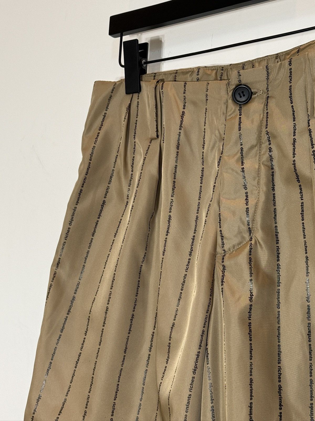 Enfants Riches Deprimes ERD Brown Nylon Logo Print Pants Size US 29 - 3 Thumbnail