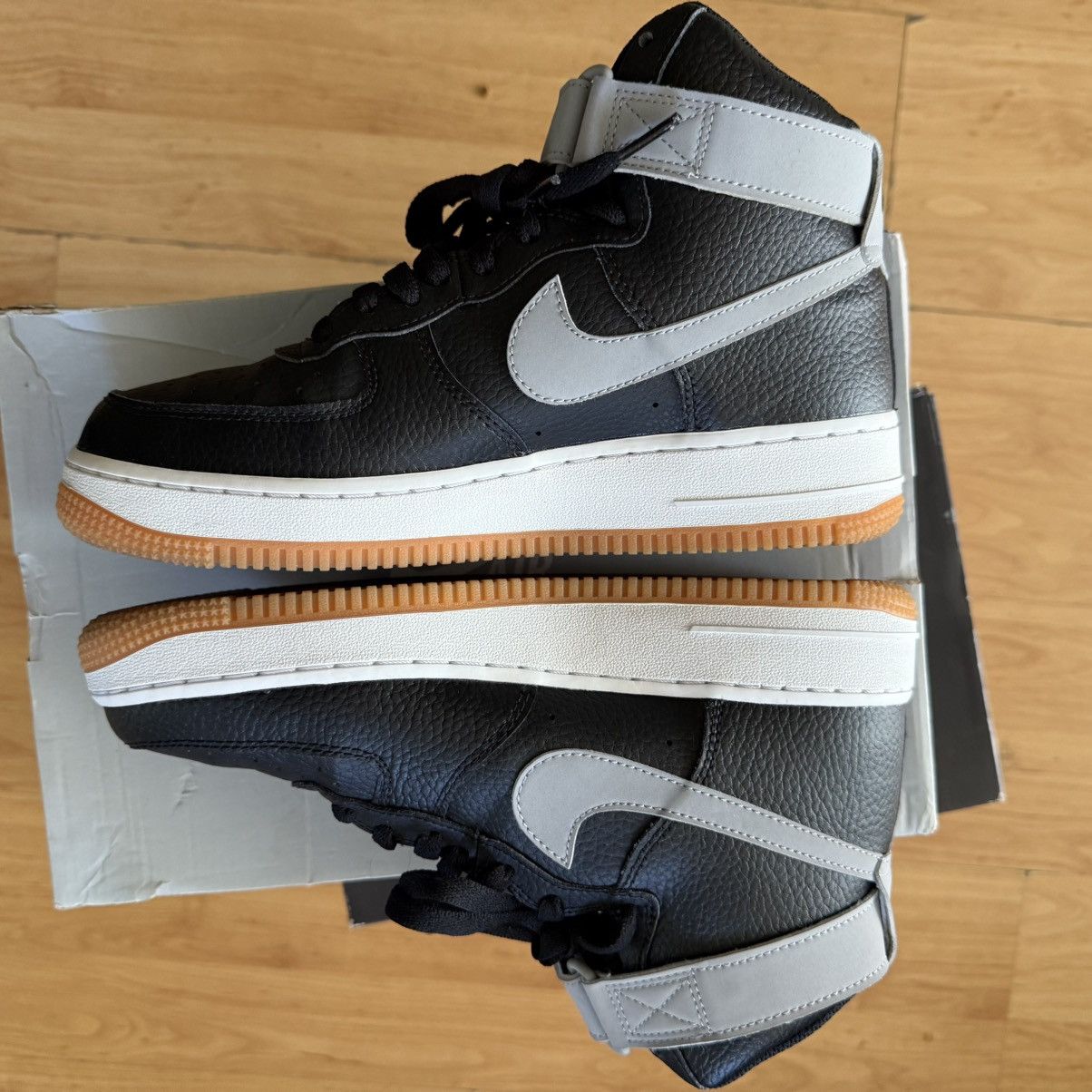 Nike 2019 Air Force 1 High '07 'Black Wolf Grey' Size US 7.5 / EU 40-41 - 3 Thumbnail