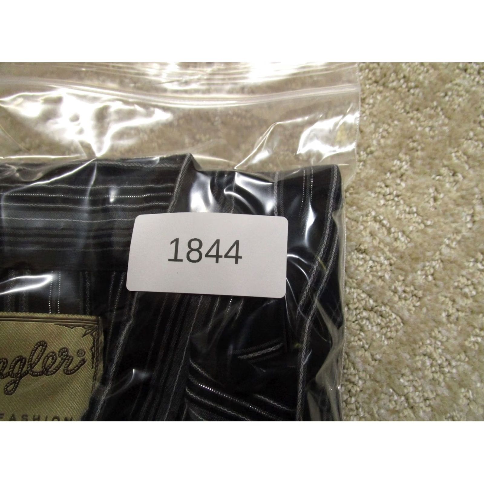 Wrangler Wrangler Shirt Men 2XL Black Striped Long Sleeve Pearl Snap Western Casual Size US XXL / EU 58 / 5 - 8 Thumbnail